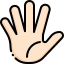 Howdy hand icon